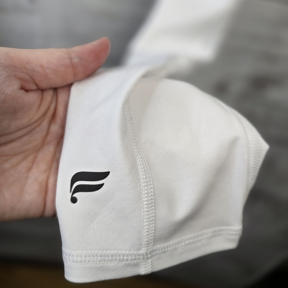 Fabletics Men's White Performance Tights - Picture 2 of 8